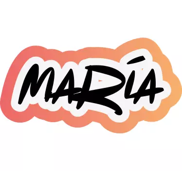 T-shirt with name personalized name style - TenStickers