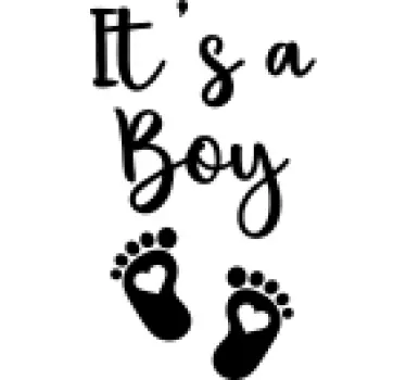 Anticipating baby reveal t-shirt with name - TenStickers