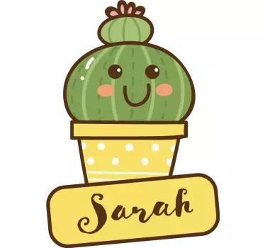 T-shirt with name personalized cactus tees - TenStickers