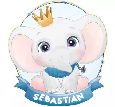 Baby t-shirt with adorable elephant design - TenStickers