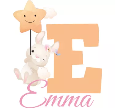 Baby t-shirt e with star balloon design - TenStickers