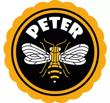 Kids t-shirt with custom bee theme design - TenStickers