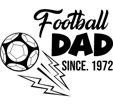 Football dad father's day matching shirts - TenStickers