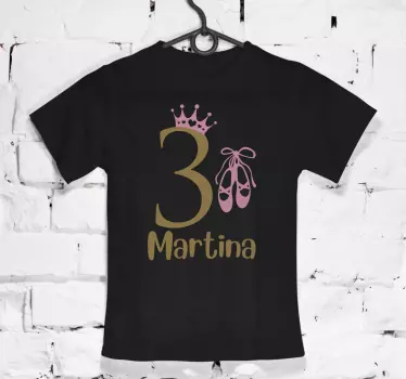 Baby t-shirt for little ballet princesses - TenStickers