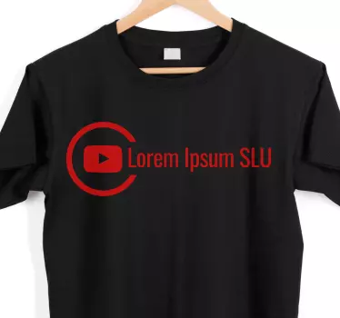 Bold black statement piece t-shirt - TenStickers