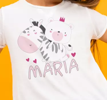 Kids t-shirt cute animal pals - TenStickers