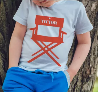 Kids t-shirt kid's director chair - TenStickers