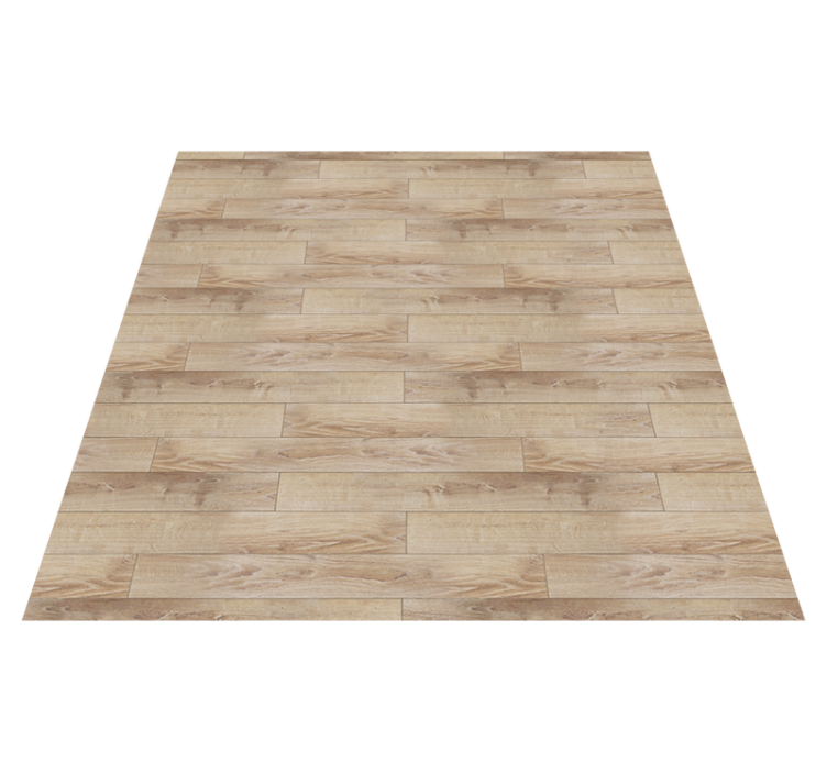 Beige parquet flooring wood vinyl rug - TenStickers