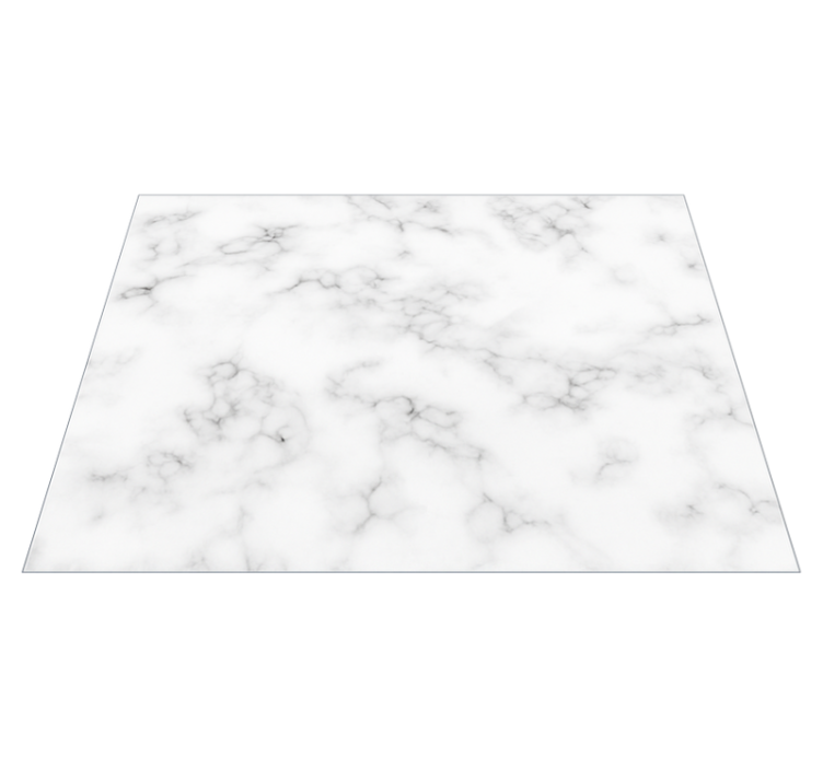 Kitchen vinyl rug with a simple marble design - TenStickers