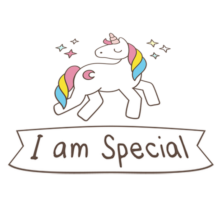 Unicorn dreams animal vinyl rug - TenStickers