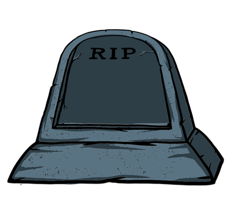 Halloween vinyl rug grave, strange, and unusual - TenStickers