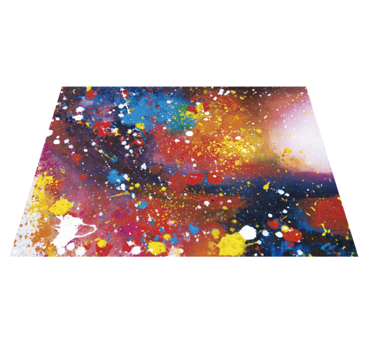 Vinyl rug Modern Abstract Painting - TenStickers