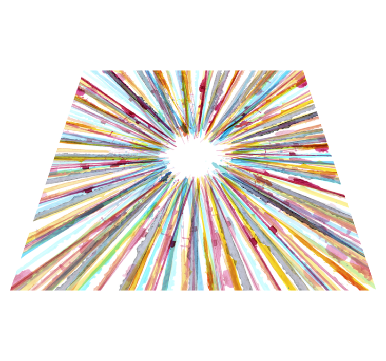 Watercolour striped vinyl carpet - TenStickers