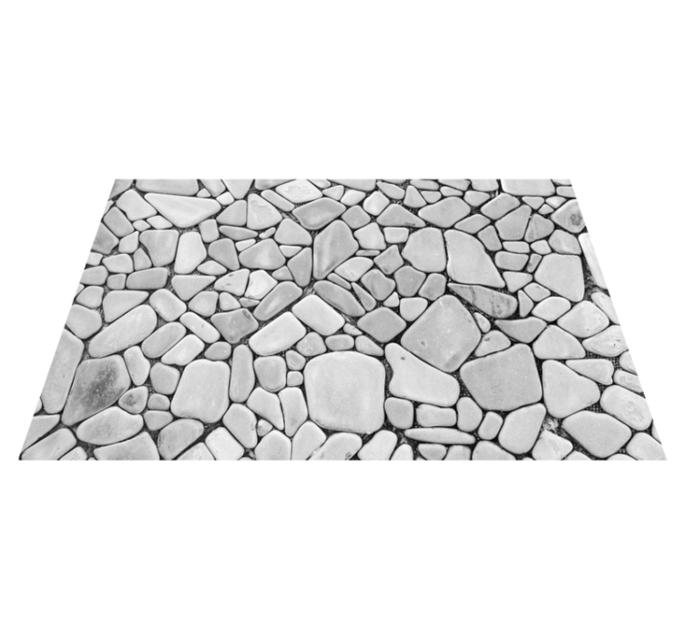 Amazing stone effect vinyl rug - TenStickers
