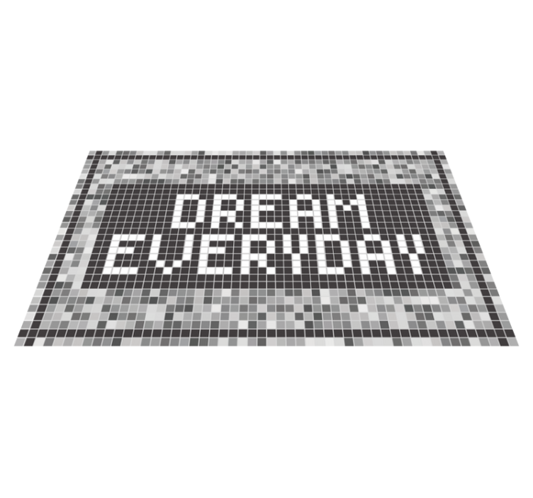 Fantastic motivational quote  vinyl rug - TenStickers