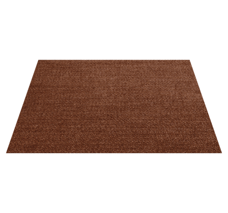 Natural fiber vinyl bedroom rug - TenStickers