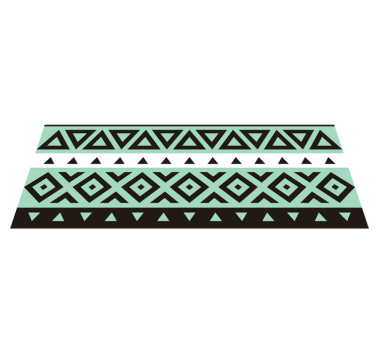 Gaming vinyl rug geometric gaming path - TenStickers