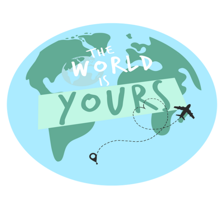 the planet is yours custom rug - TenStickers