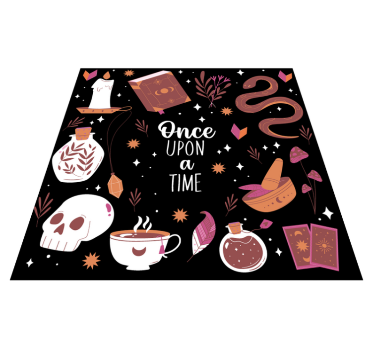 Fairytale Storytime vinyl rug - TenStickers
