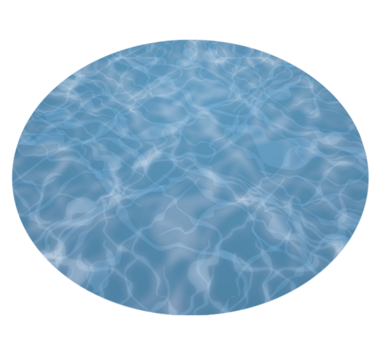 vinyl rug swimming pool nature rug - TenStickers