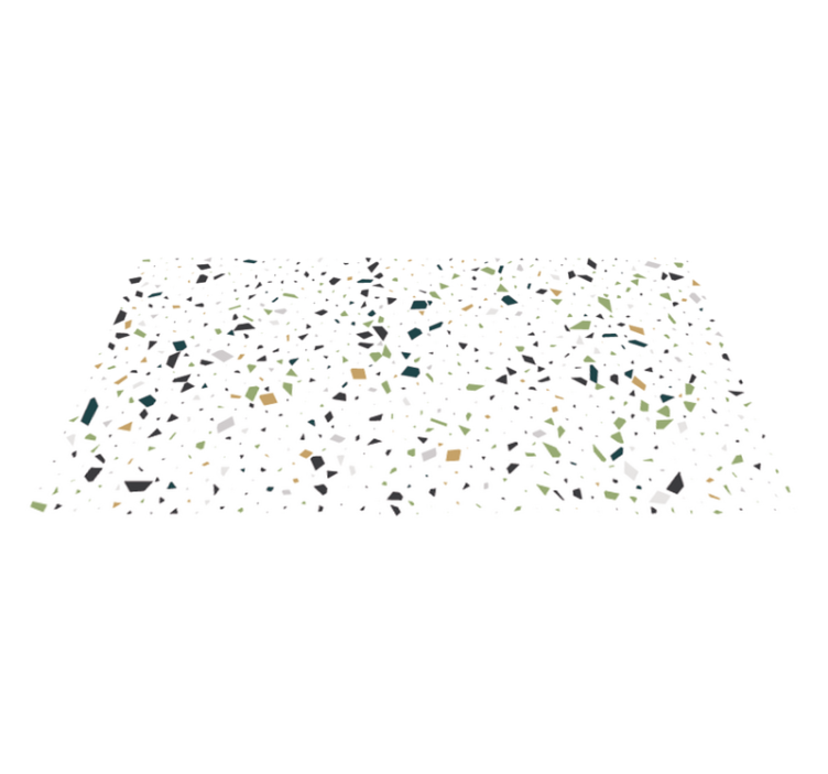 Geometric Shape Spot vinyl rug - TenStickers