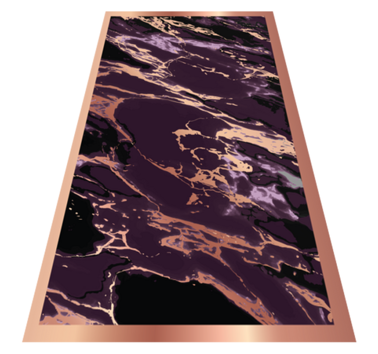 Marbled Pattern marble vinyl rug - TenStickers