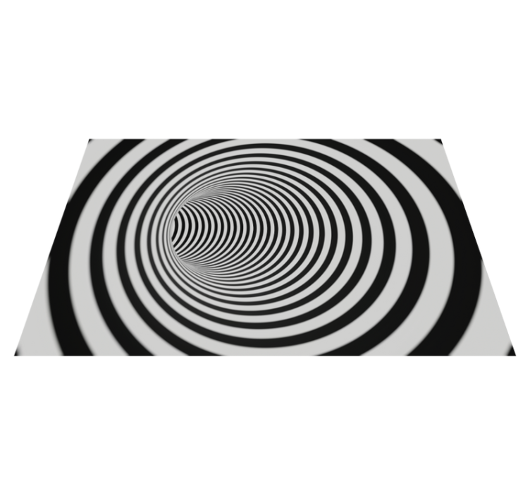 3d tunnel geometrical rugs - TenStickers