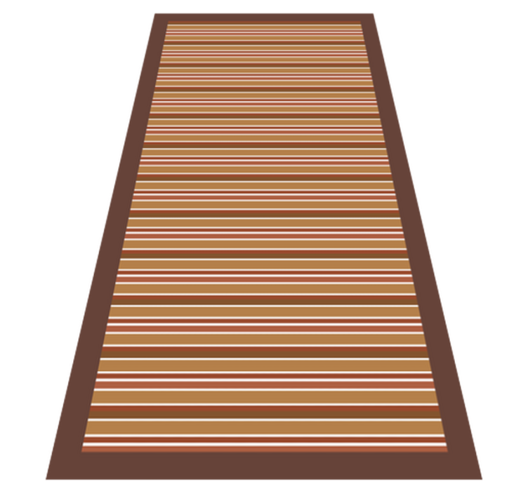 Brown ropes minimalist rug - TenStickers