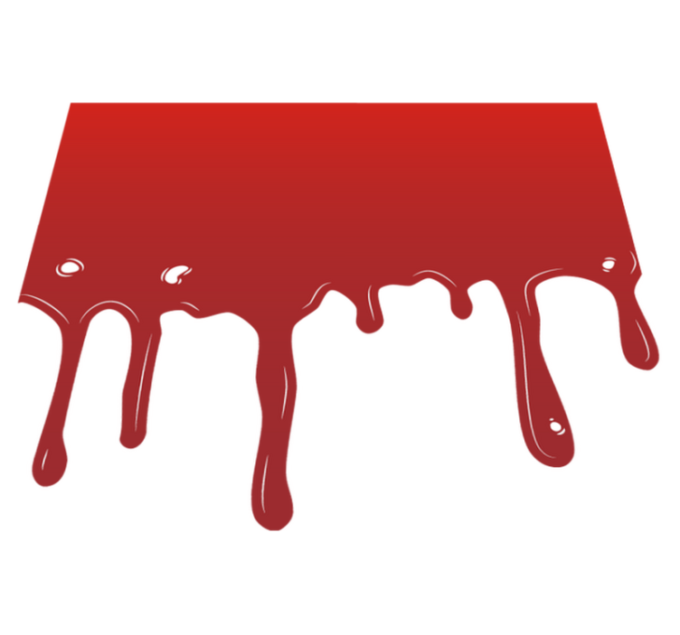Puddle of Blood halloween rugs - TenStickers