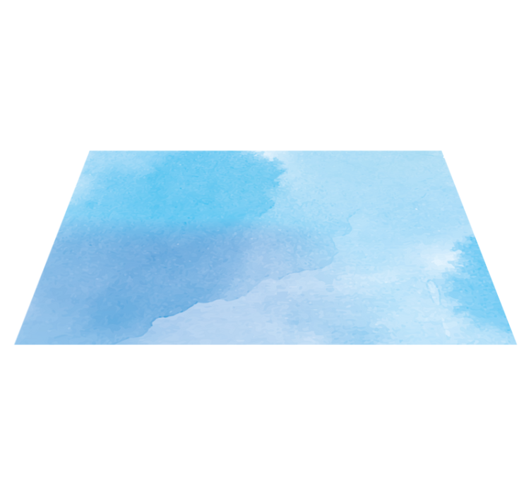 Baby blue cement stone floor tiles - TenStickers