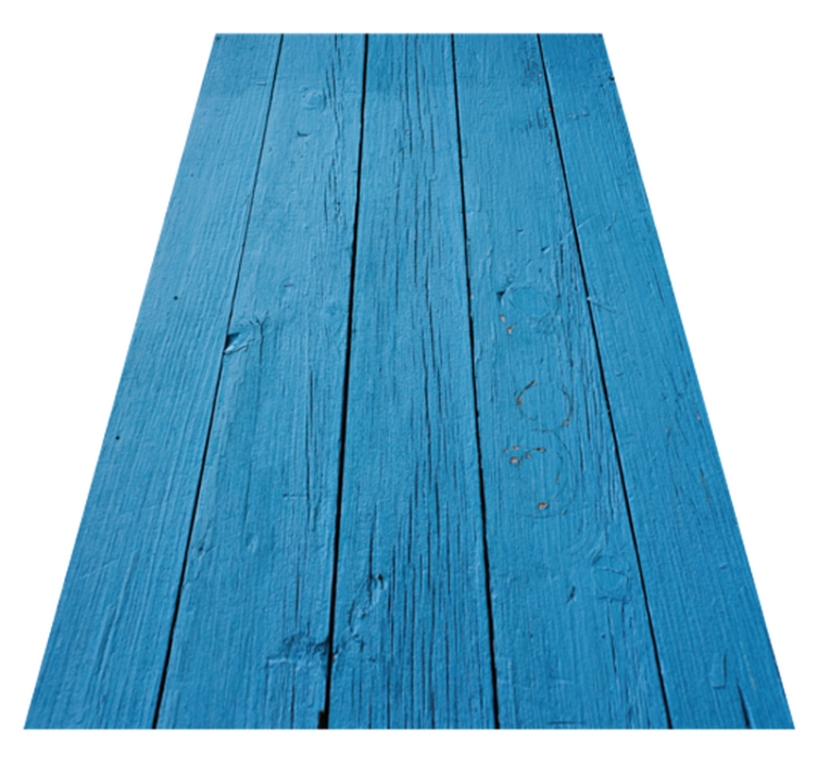 Rustic Plank Pattern wood vinyl rug - TenStickers