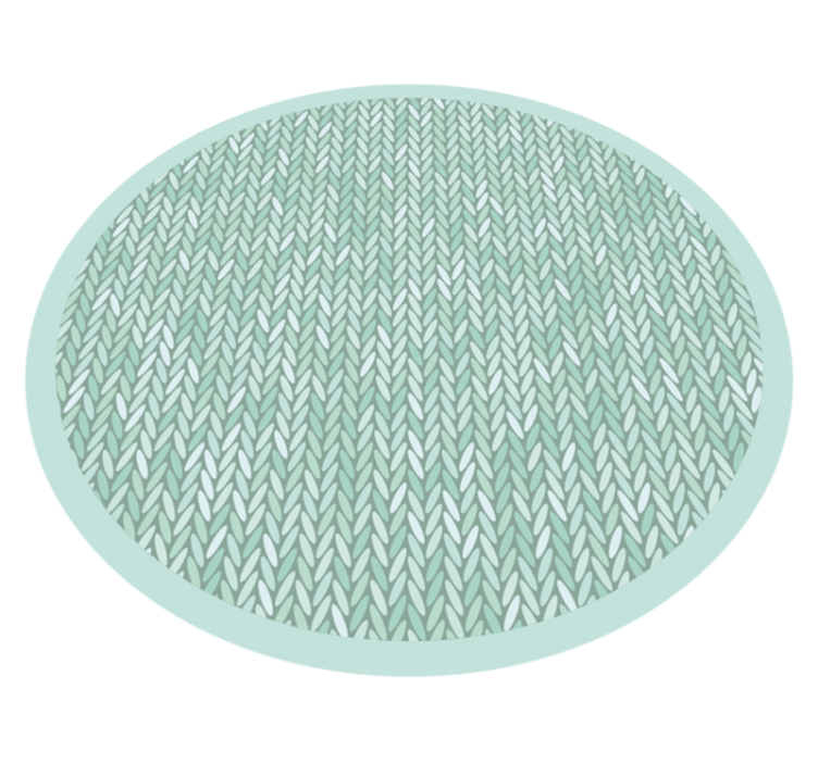 Twisted stripes pattern stripes vinyl rug - TenStickers