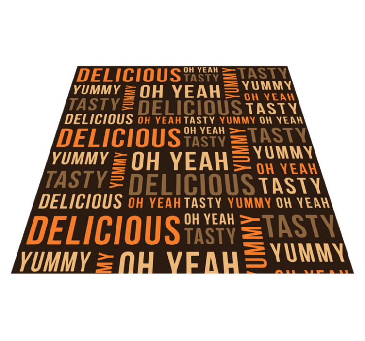 Delicious kitchen floor tiles - TenStickers