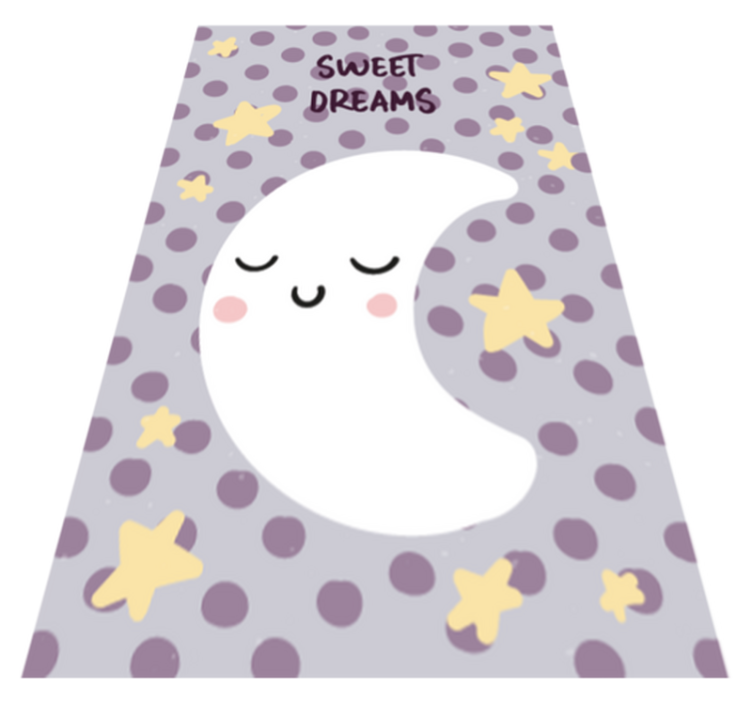Sweet dreams moon baby play mat - TenStickers