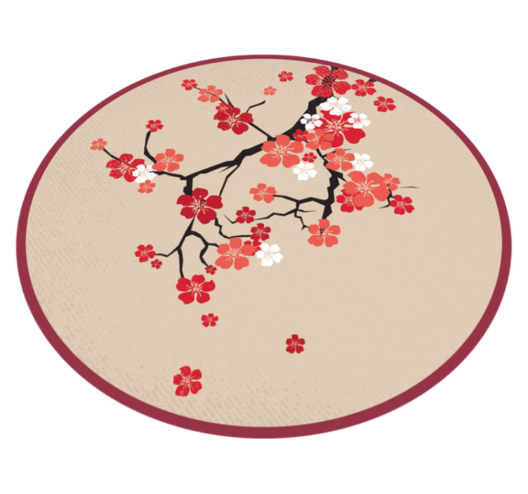 Korean nature  nature rug design - TenStickers