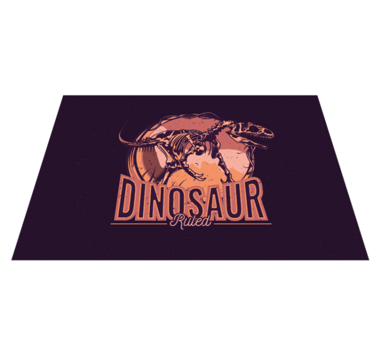 Dinosaur Graphic Image animal vinyl rug - TenStickers