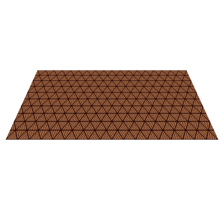 Geometric Textured Finish textured vinyl rug - TenStickers