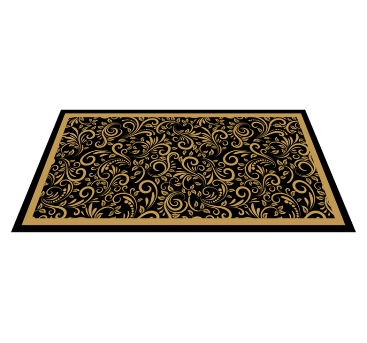 Vintage vinyl rug vintage rug - TenStickers