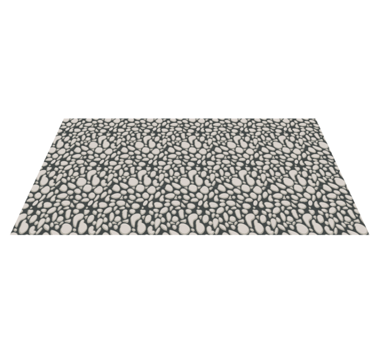 Pebble Pattern textured vinyl rug - TenStickers
