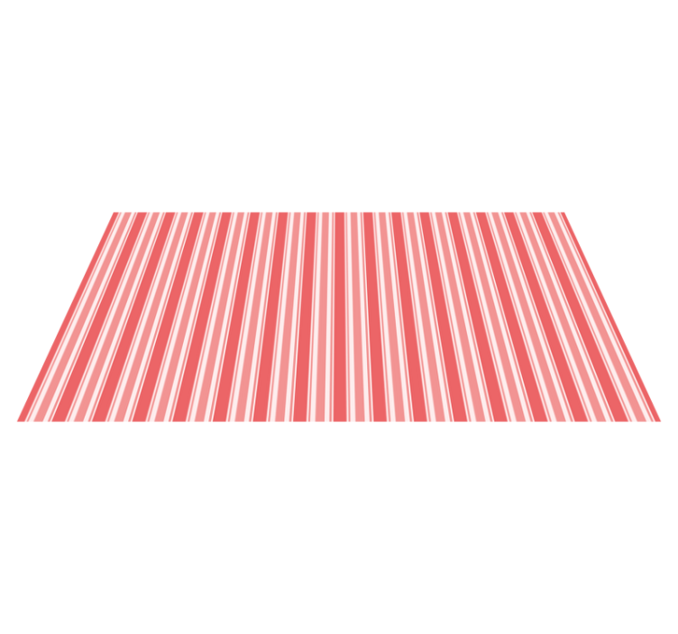 Striped Pink Harmony stripes vinyl rug - TenStickers