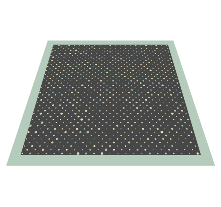Polka-Dot Pattern stripes vinyl rug - TenStickers