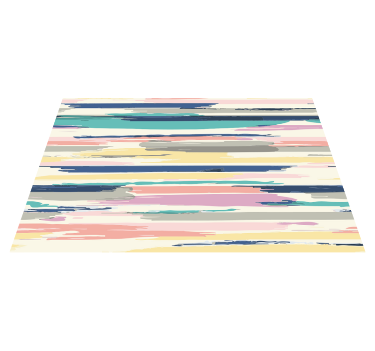 Abstract watercolour stripes stripes carpet - TenStickers
