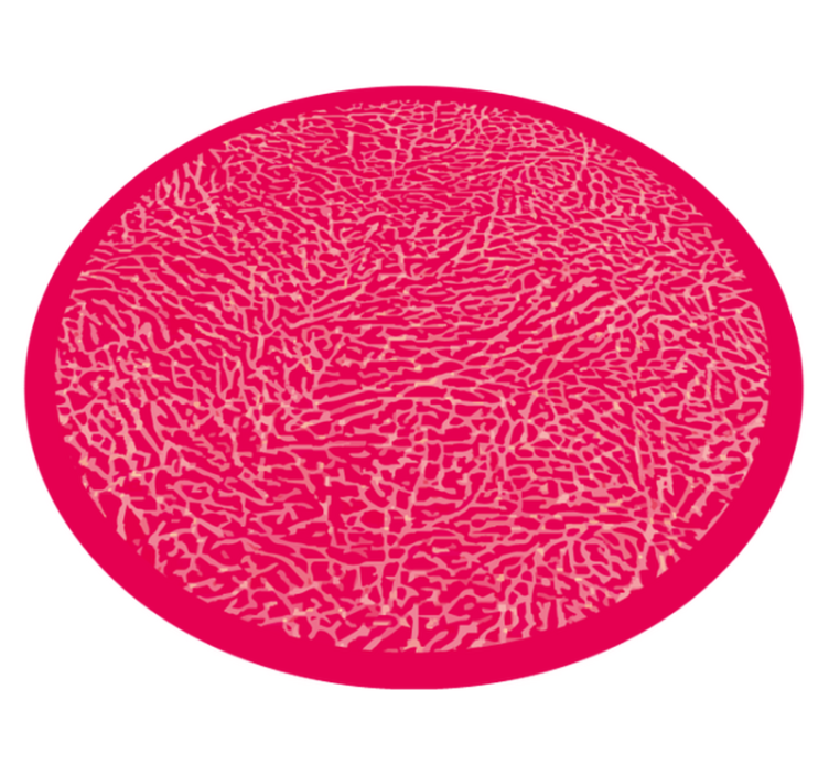 Textured vinyl rug in vibrant pink design - TenStickers