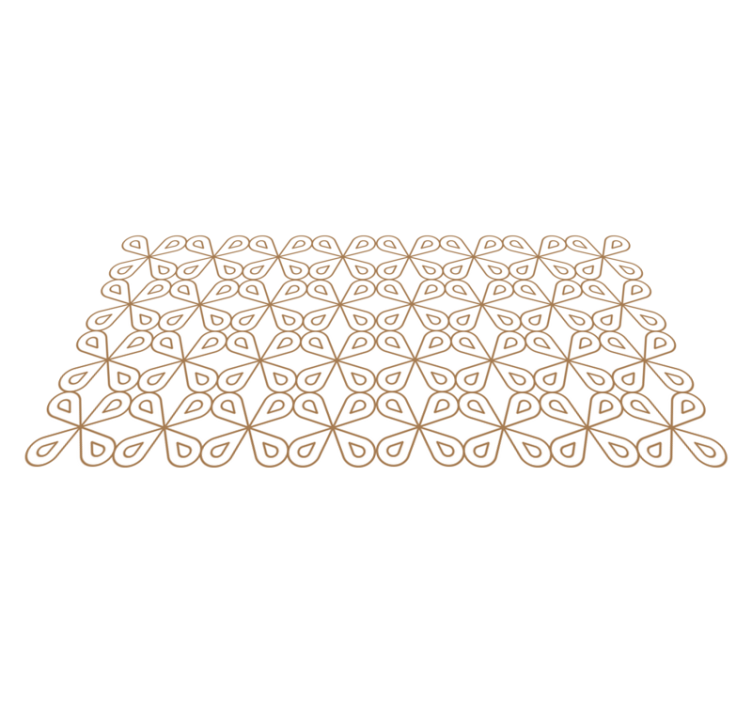 Elegant white tiles tile carpet - TenStickers