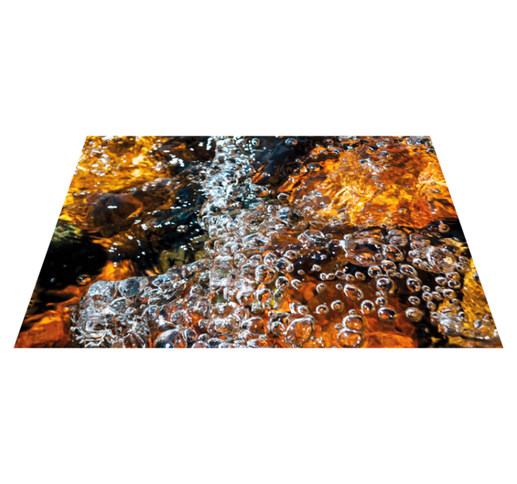 Underwater stones vinyl rug - TenStickers