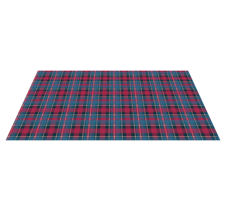 Checkered Pattern Style stripes vinyl rug - TenStickers