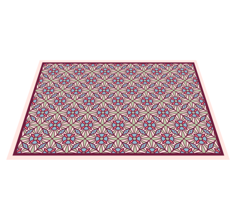 Camelot area rug mosaic floor tiles - TenStickers