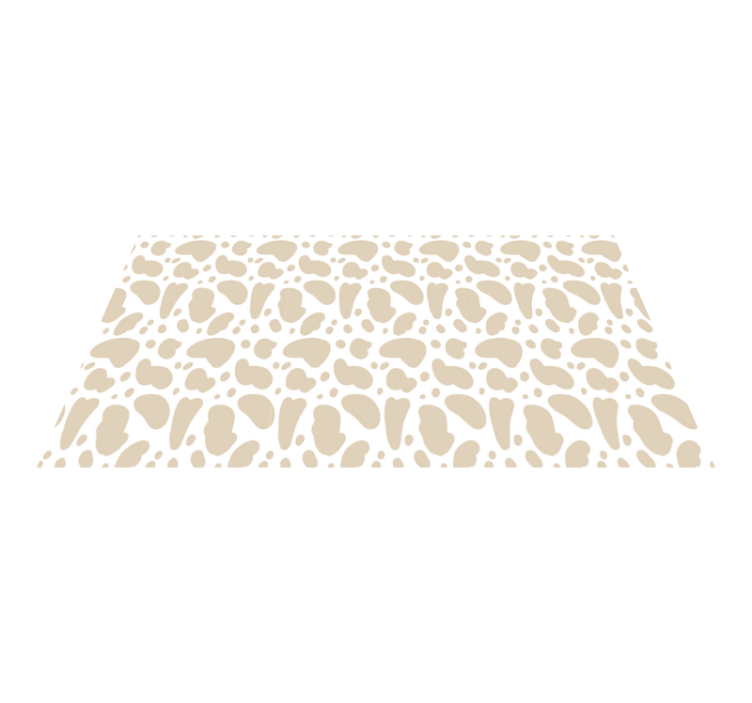 Kids Giraffe  animal print vinyl rug - TenStickers