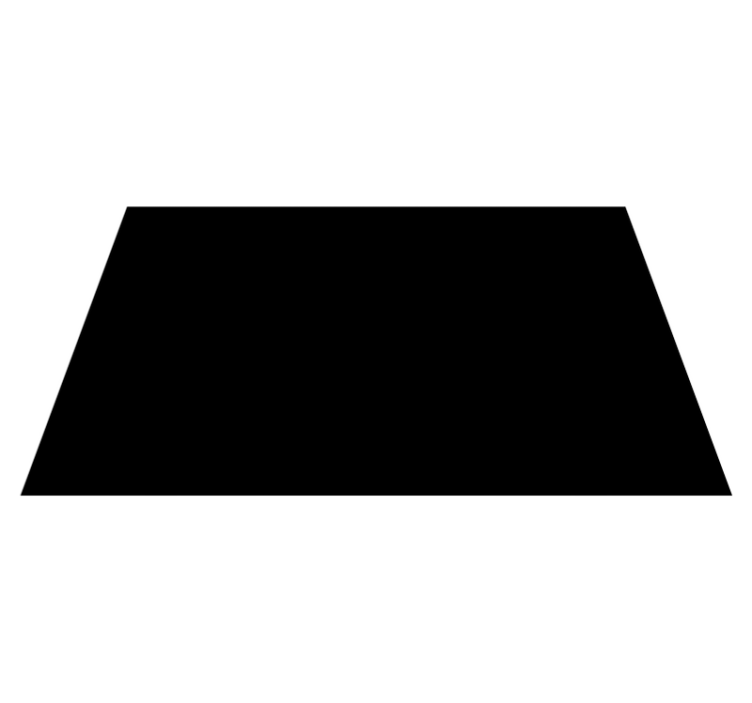 Black living room vinyl rug - TenStickers