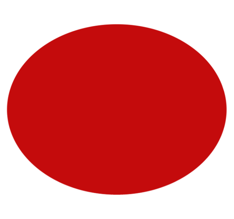 Red background modern vinyl rug - TenStickers